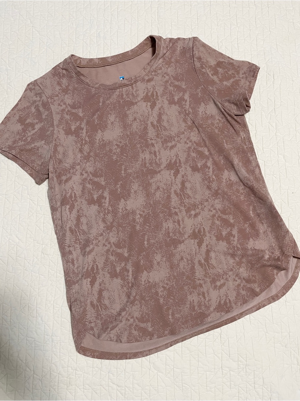 Kuhl Women's Short Sleeve Tee in Mauve Brown Texture